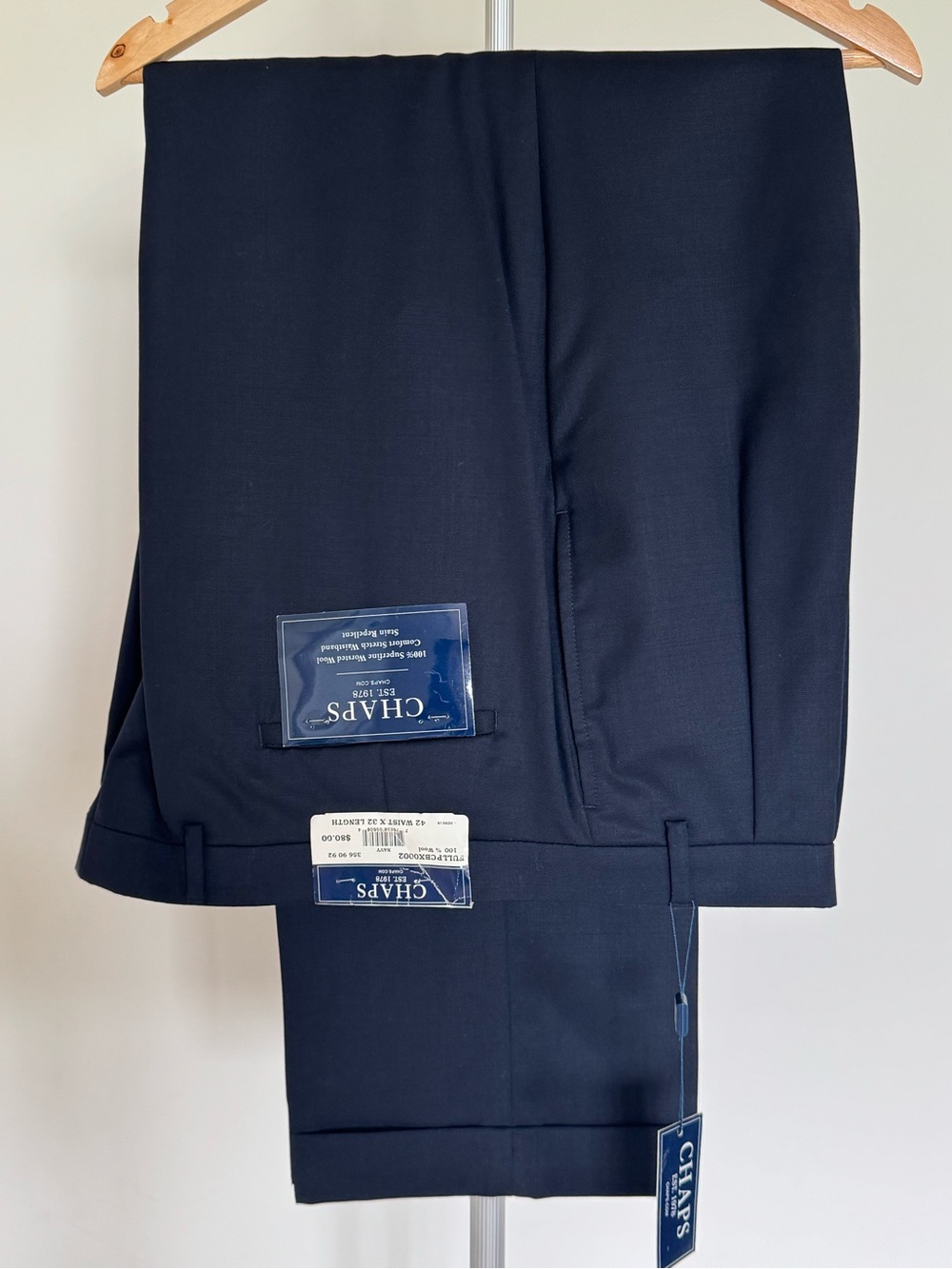 Chaps Men's Navy Dress Pants